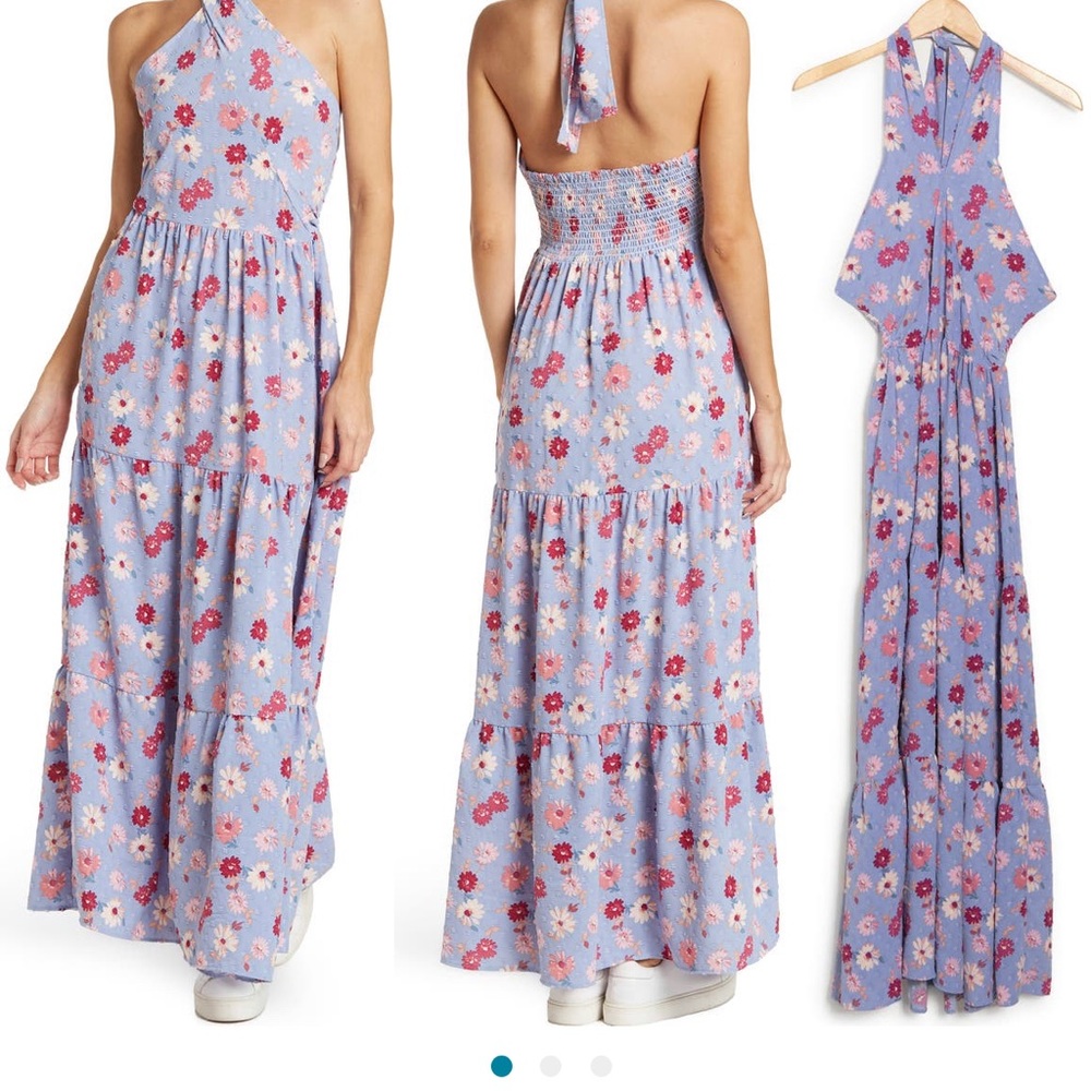 Summer Dress - Maxi Halter - Cotton Emporium - Size S